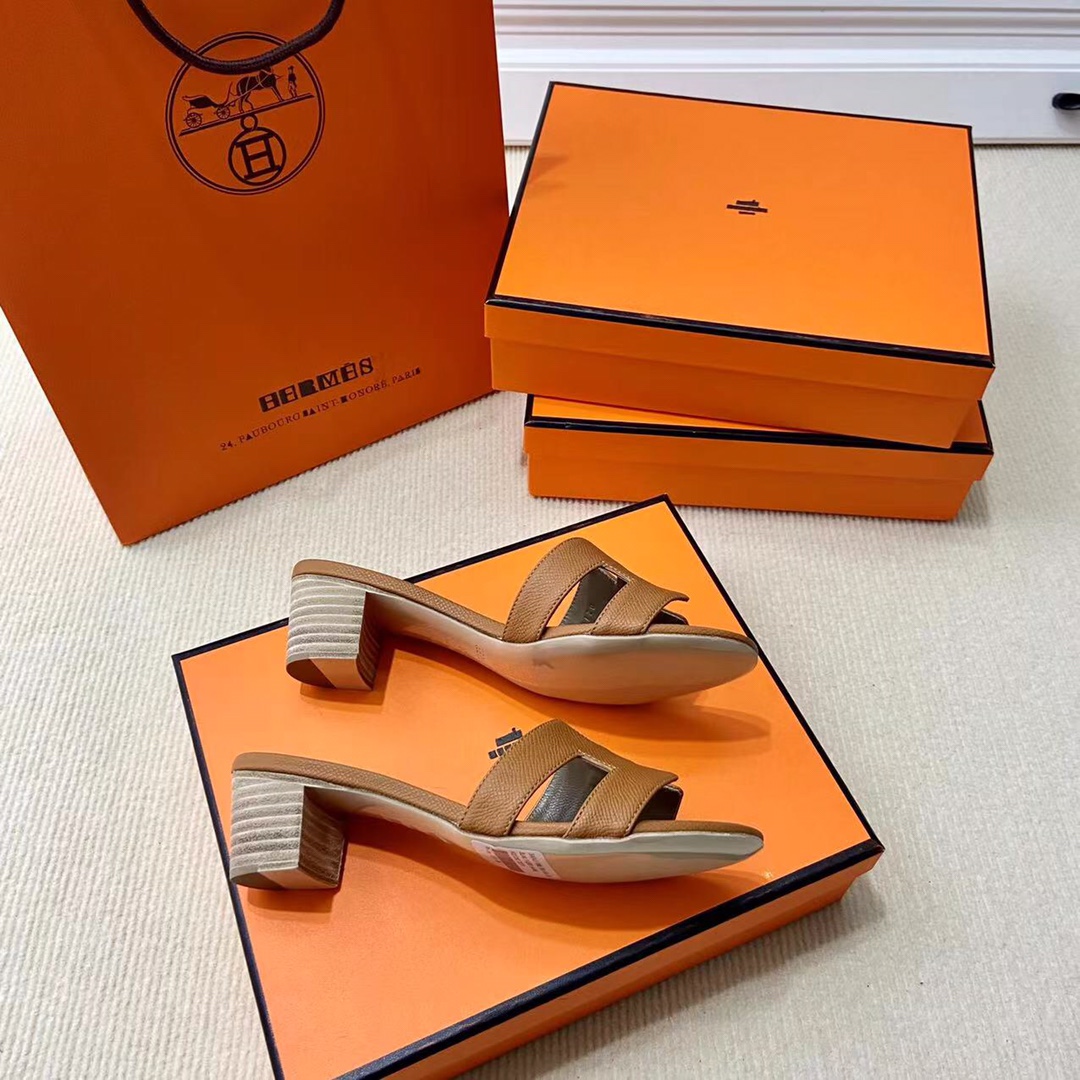 에르메스 올수공 오아시스 슬리퍼 샌들 앱송 15